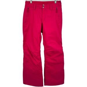 Women's Pink The North Face Hyvent Waterproof Ski Snowboarding Snow Pants Sz S